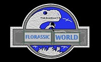 FLORASSIC WORLD: Logo: T.rex.