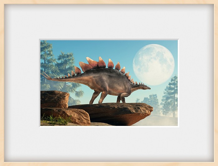 Nachträglich frohen WELT-DINOSAURIER - TAG!!! 🌳🦕🌴🦖🌲  2. August 2023 ( Bild aus dem Internet. Selbst eingerahmt....)