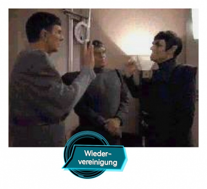 Wiedervereinigung zwischen Ost und West in Deutschland, wie eines Tages zwischen Romulus und Vulkan 🦅🖖🏼