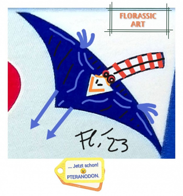 .... Ja ist es denn ein Flugsaurier?! Und: Es ist! 😃